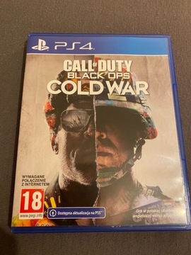 Call od Duty Cold War Ps4 Ps5 Polska wersja ideał 