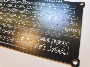 Płytka PCB do klawiatury ZX Spectrum 48K