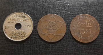 maroko 5 i10 mazunas 1903 1913, Egipt 10 milliemes