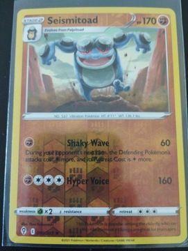 Evolving Skies - Seismitoad rare Reverse Holo