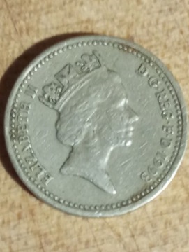 Moneta Elżbieta II 1993