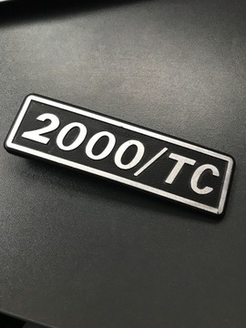 Emblemat,znaczek 2000/TC Fiat 131,Mirafiori,Abarth