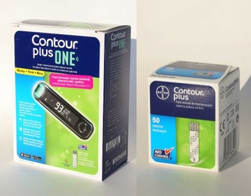 Glukometr Contour PLUS ONE Bluuetoth+50pask