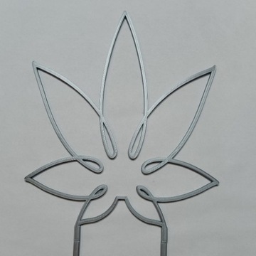 Podpórka Drabinka do roślin "Liść 1" DRUK 3D