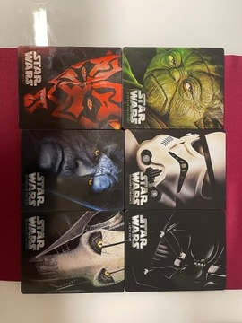 Star Wars Cała kolekcja STEELBOOK 11xBD