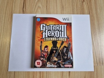 Gra GUITAR HERO III Legends of Rock Nintendo WII