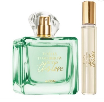 Avon TTA This Love Perfumy 100ml + Perfumetka]