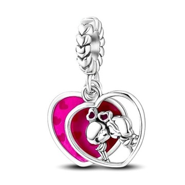 Charms Pandora Para Zakochani Miłość Srebro 925