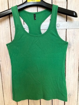 AMISU koszulka Damska XL, ramiączka, zielona