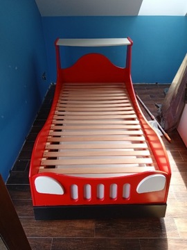 Łóżko formuła 1 dwu osobowe z materacami