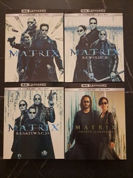 MATRIX KOLEKCJA 4 FILMÓW [4XBLU-RAY 4K+4XBLU-RAY]