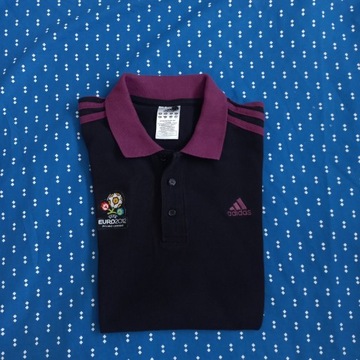 nowa czarna męska koszulka polo Adidas