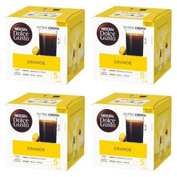 Kapsułki Nescafé Dolce Gusto zestaw 4x16 szt. DE