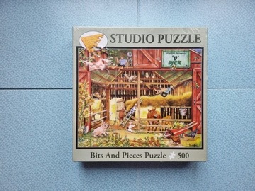 Bits and Pieces puzzle 500 szopa wieś