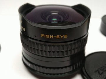 Obiektyw Zenitar-M 16 mm f/2.8 Fish Eye  Canon EF