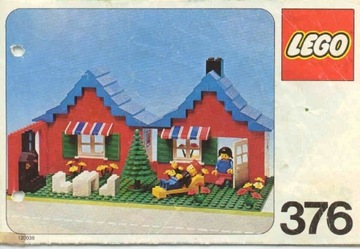 LEGO Town 376 z 1978r. House With Garden