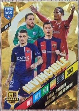 Panini FIFA 365 2024 Invincible RARE 5