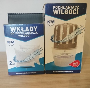 Pochłaniacz wilgoci +2 wkłady zapasowe 