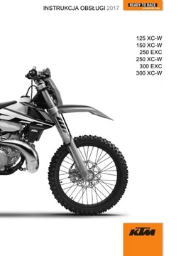 Instrukcja obslugi KTM EXC 250 300 2T XC-W 2017R 