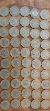 50 monet 2zł wszystkie z 1994 roku .