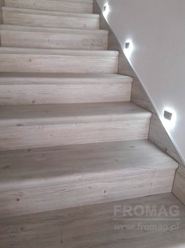 Płytki na schody,stopnica v-shape cortone crema
