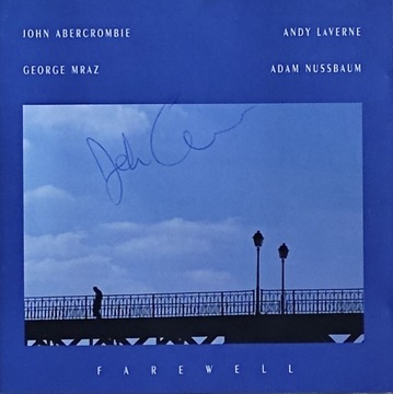 ABERCROMBIE / Laverne Quartet-Farewell-Autograf