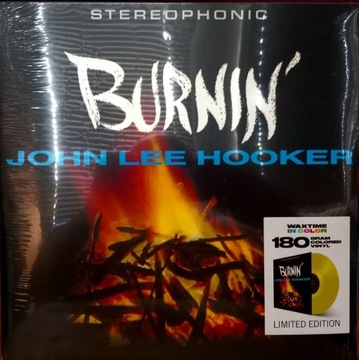 John Lee Hooker Burnin' LP Winyl Re 2019 Yellow MN