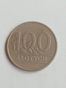 Moneta 100 zł złotych 1990 r PRL