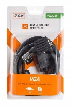Kabel VGA-VGA Extreme Media