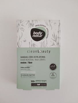 Plastry do Depilacji Twarzy Body Natur Clean 