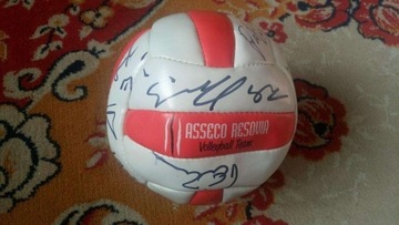 Piłka z autografami Asseco Resovia Rzeszów