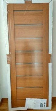 Nowe drzwi łazienkowe 80 cm DRE z ościeżnicą