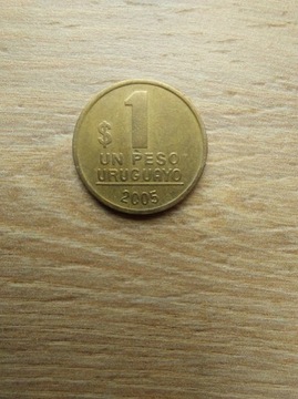 Urugwaj 1 peso uruguayo 2005 stan II