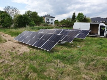 Solar tracker farma 2-osie niski ok 2m od 18 PV