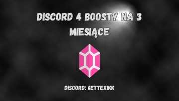 8 server boostów na 3 miesiące *czytaj opis*