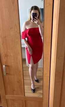 Sukienka hiszpanka seksowna czerwona