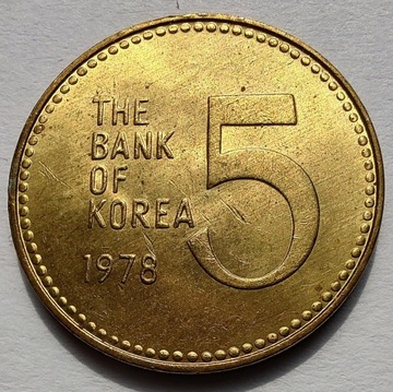 KOREA POŁUDNIOWA 5 Won 1978