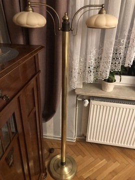 Lampa stojąca i wisząca komplet