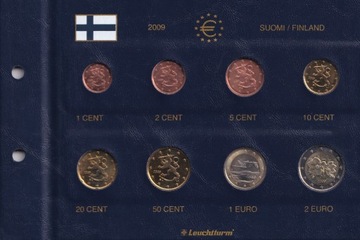 FINLANDIA – 2009 – ZESTAW EURO ..................