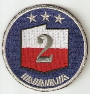 Naszywka 2 Korpusu Polskiego z Krakowa.