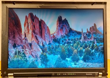 Lenovo ThinkPad T61 Win10Pro bater zasilacz NVidia