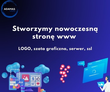 Nowoczesna strona internetowa, strona www + LOGO