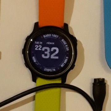 Smartwatch  Sportwatch Garmin Fenix 6S Pro czarny