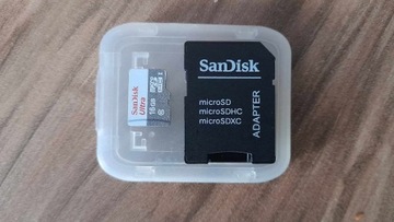 Karta microSD Sandisk Ultra 16GB + adapter