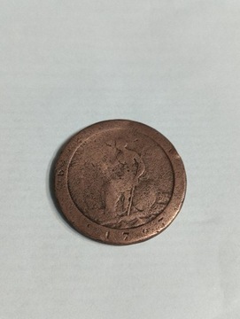Wielka Brytania one  penny 1797
