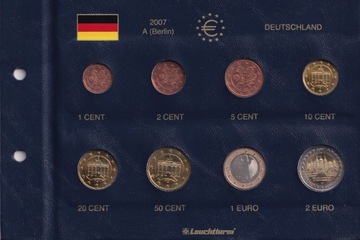 NIEMCY – 2007 – ZESTAW EURO – A , D , F , G , J...
