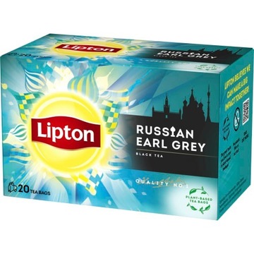 Russian Earl Grey Herbata Lipton - 20 kopert 