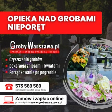 Opieka nad grobami Nieporęt, sprzątanie grobów