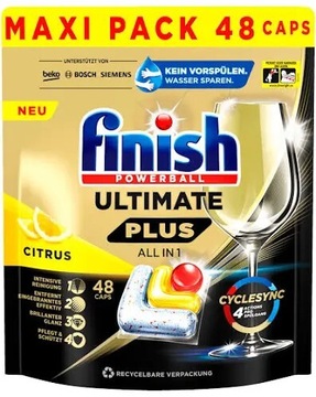 Finish Ultimate Plus Citron ALL in 1  48 Caps DE 