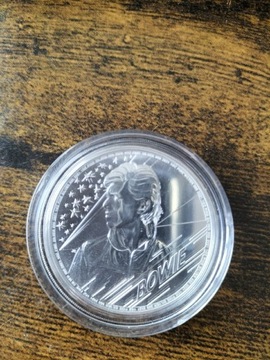 David Bowie 1oz srebro